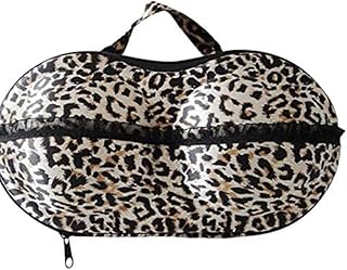 شنطة حفظ الملابس الداخلية البراهات بشبكة داخلية حقيبة تخزين حمالة الصدر، تصميم جلد ، حافظة سفر مزدوجة، مقاومة للماء