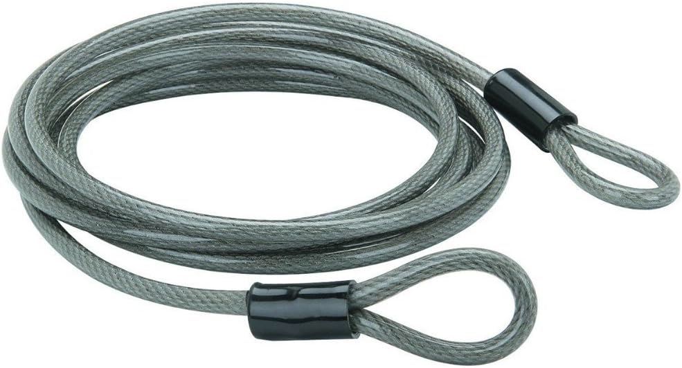 Braided Stainless Steel Security Cable, 7 ft. x 3/8 in