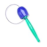 Perinola/Balero (Blue) Also Known as: Balero, Bolero, Boliche, Capirucho, Coca, y Emboque. Similar to Kendama and Cup-and-Ball.