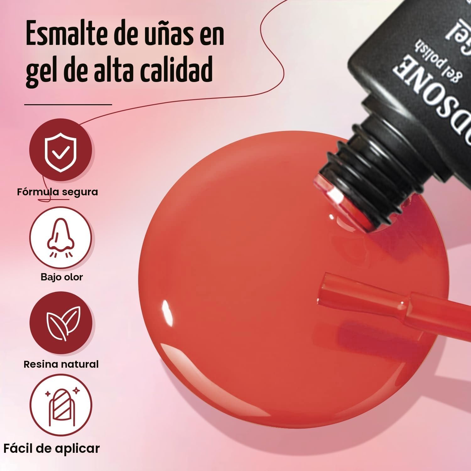 JODSONE 36Pcs Kit Uñas Semipermanentes y Lámpara, 32 Colores Kit Esmaltes de Uñas en Gel Semipermanentes con Base Top Mate Top Coat Kit Manicura Semipermanente para Principiante
