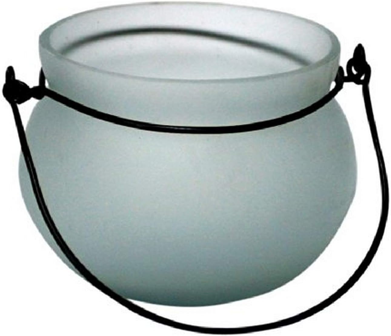 Raj India Trading Potbelly Hanging Votive Holders, Frosted, Set of 6