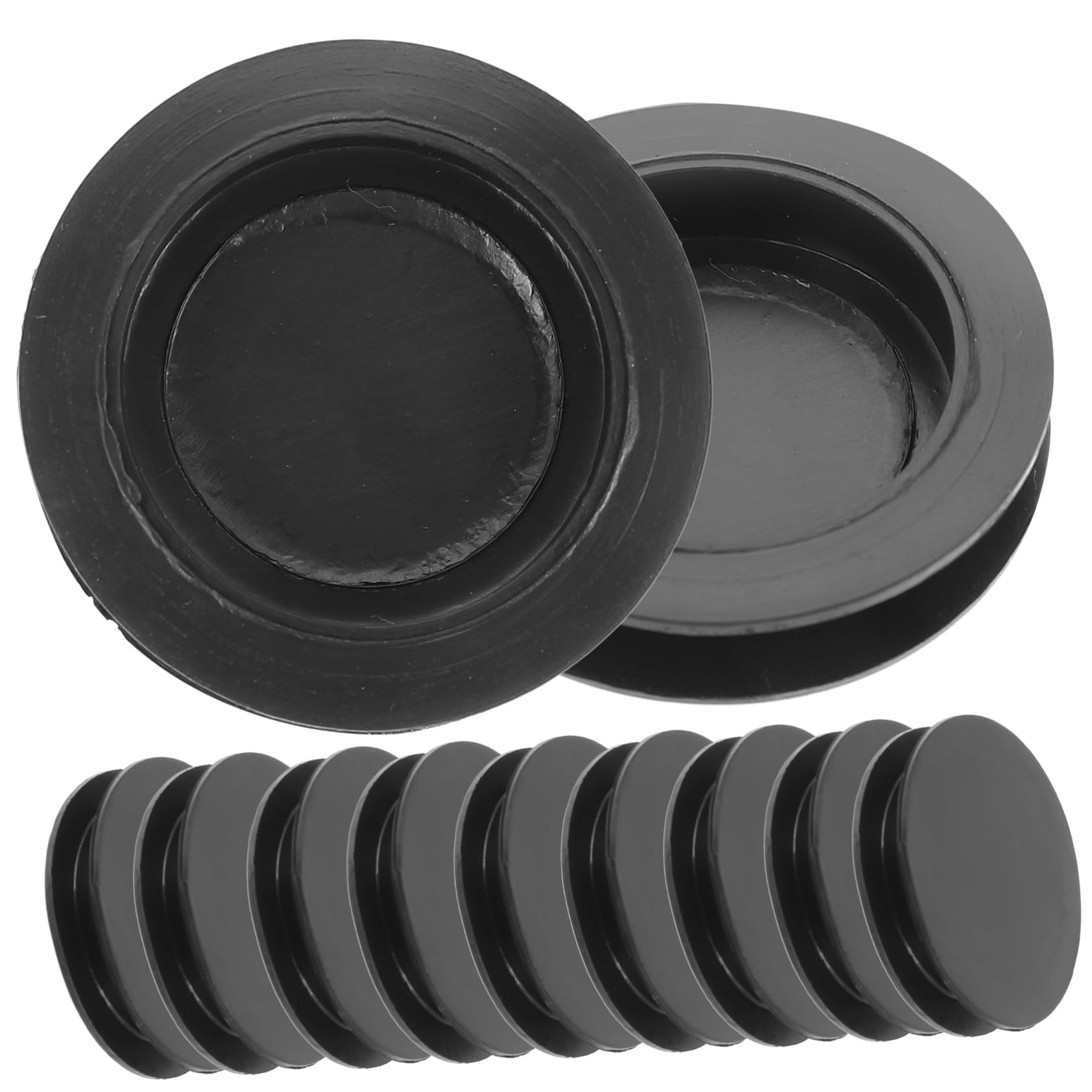 STOBAZA 40pcs Plastic Piggy Bank Bottom Caps Sealing Plugs for Money Jar Piggy Bank Supplies