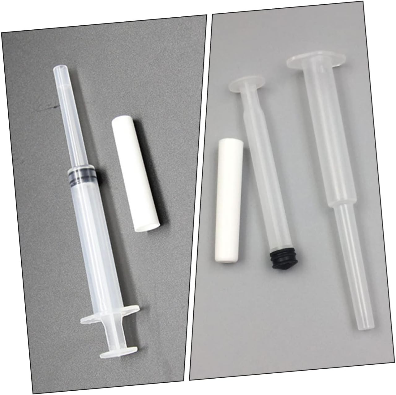 15pcs Hemorrhoids Applicators Push Tubes for Easy Medication Application Compatible Water and Oil Lubricants Extra Cover for Leak Prevention