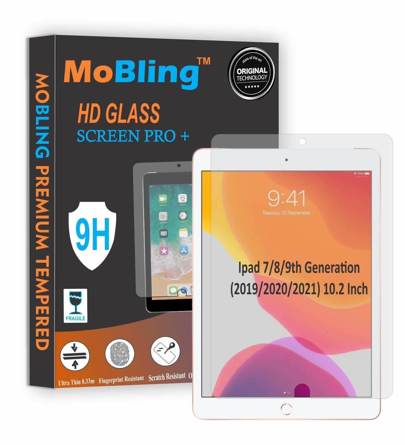 MOBLING Screen Guard Compatible With iPad (8th Generation) 10.2 Inch, iPad 7/8/9th Generation (2019/2020/2021) 10.2 Inch (A2200/A2197/A2198/A2232) Flexible Fiber Screen Protector Not a Tempered Glass (B0D1NM7RSM) Amazon Price History, Amazon Price Tracker