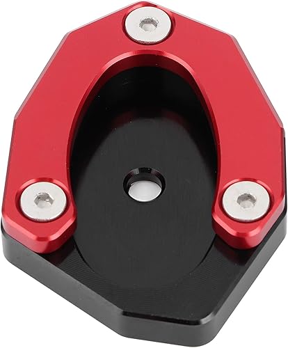Miniatura 7 de Aramox Almohadilla de pie de motocicleta para motocicleta, placa de soporte lateral, almohadilla de extensión de aleación de aluminio KSP 106, juego