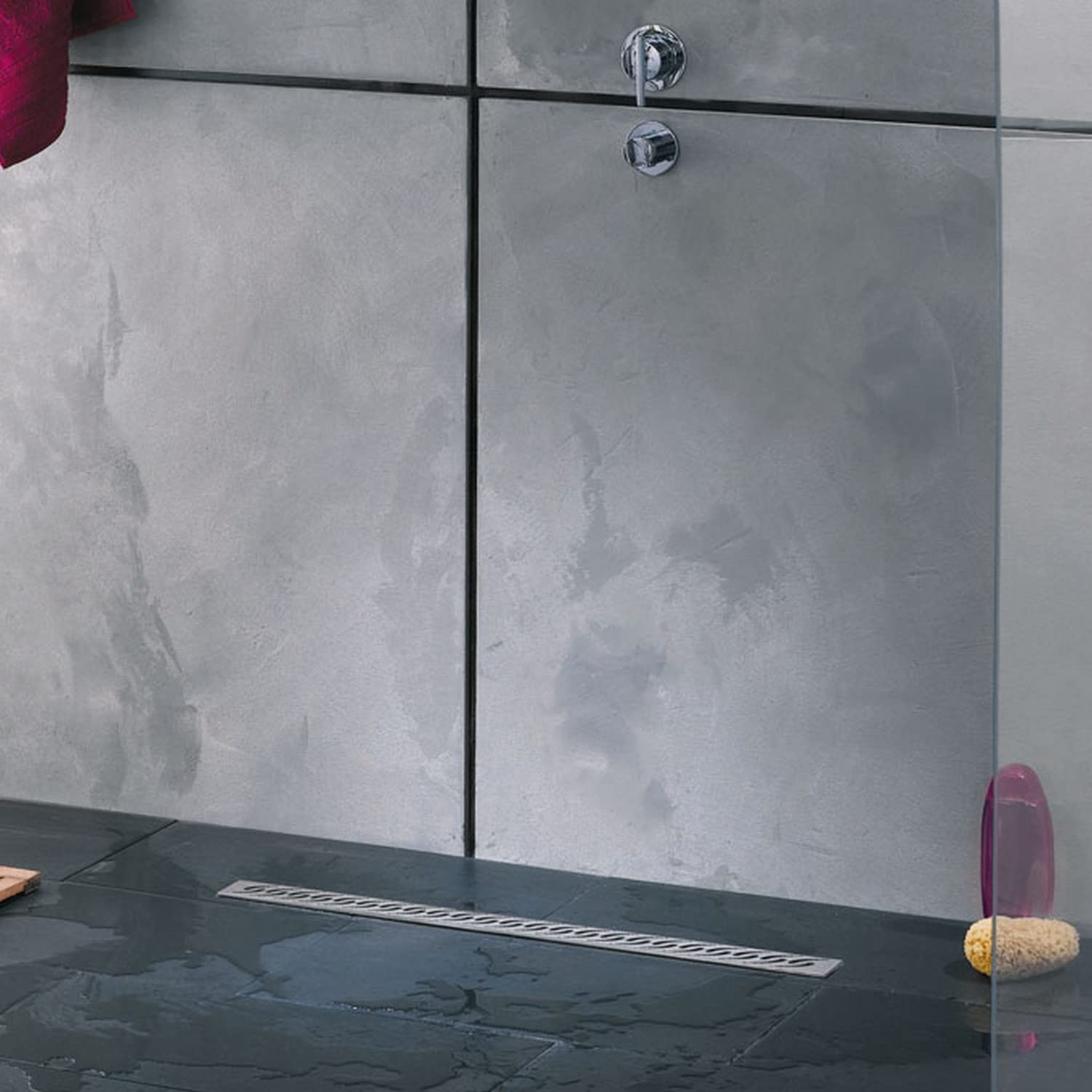 Wirquin Venisio 30720764 Shower Channel L800 mm with Comma Grid, Chrome - Image 2