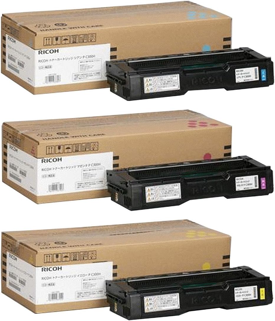 RICOH トナーカートリッジ P C300H 純正 3色セット