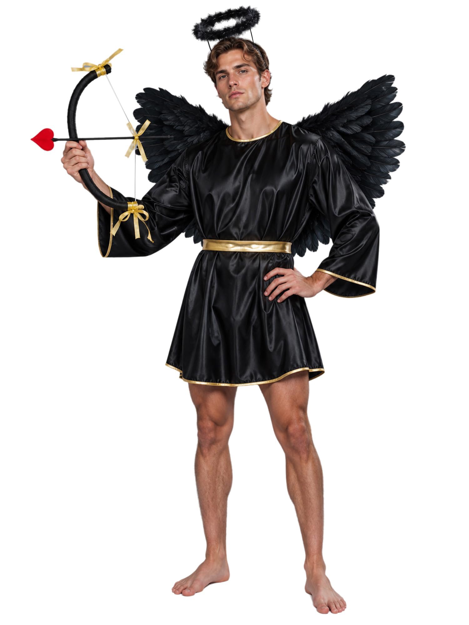 Męski kostium anioła i kostium anioła zestaw na Halloween Toga