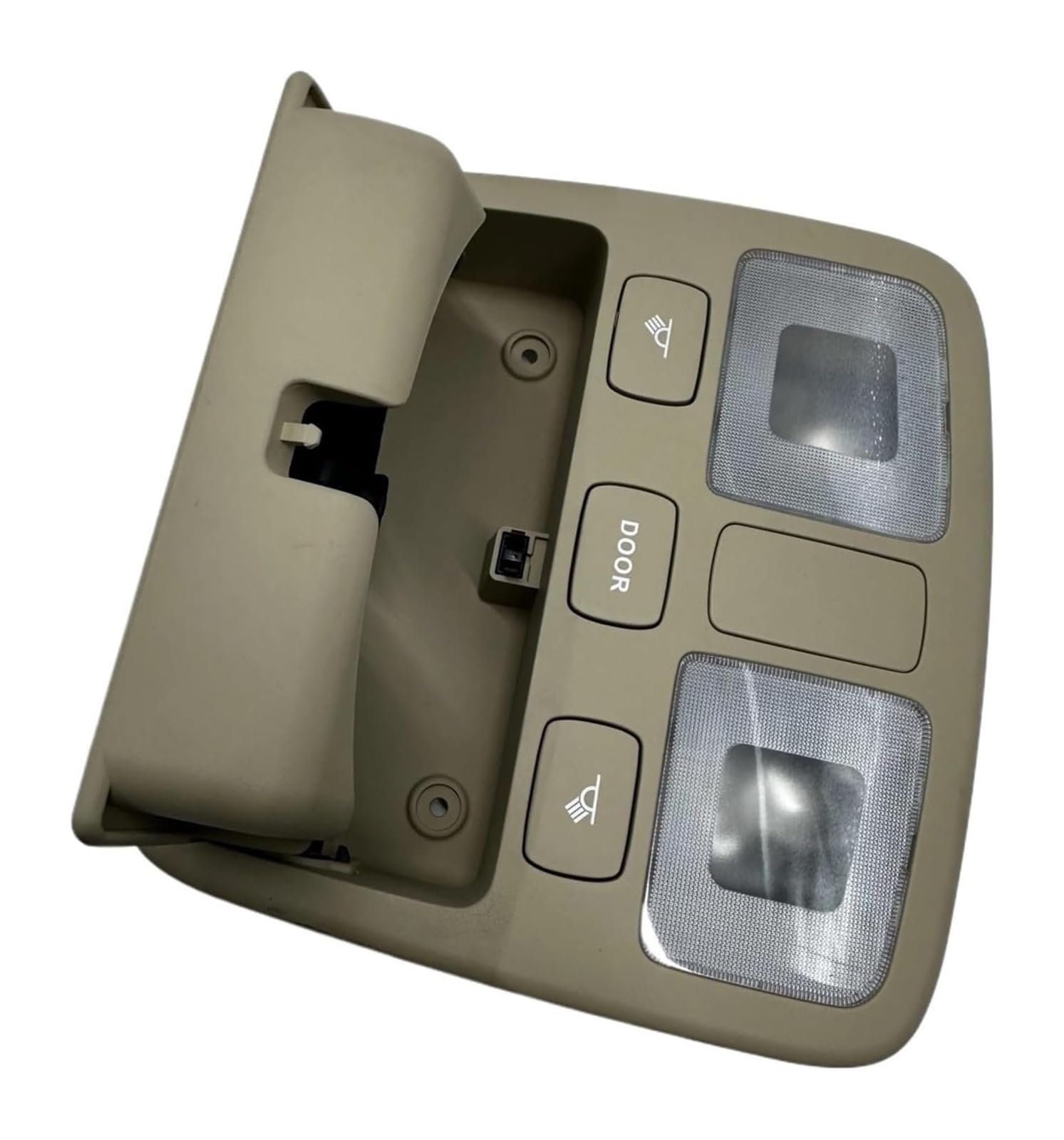 Lámpara de lectura para coche con interruptor de techo corredizo y soporte para gafas de mapa 6