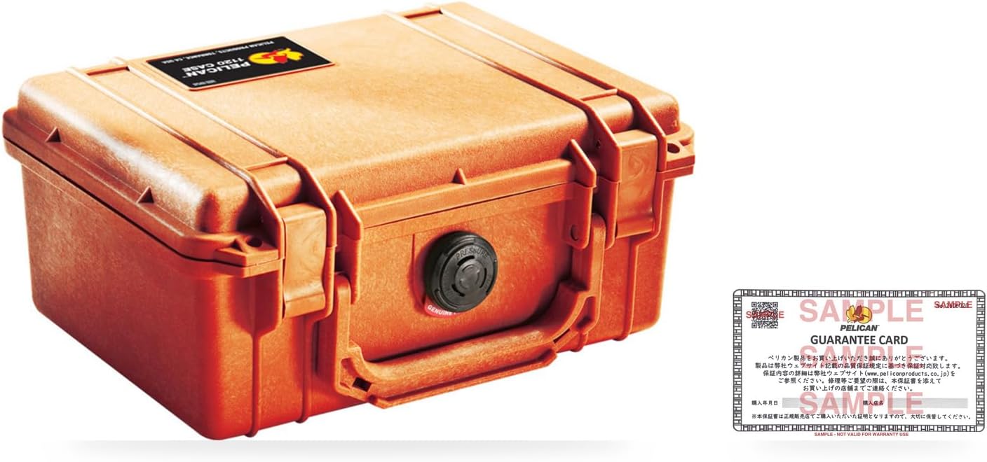Pelican 1120 Case With Foam (Orange)