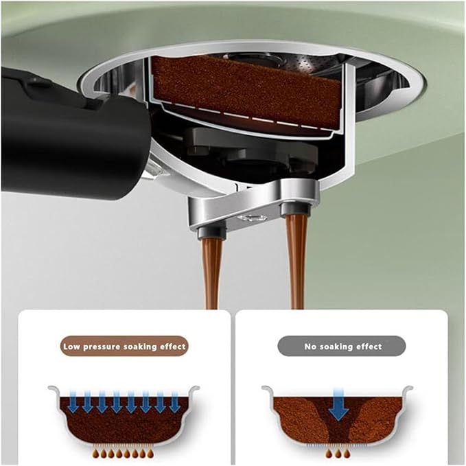 Cafetera Portátil Semi Automática 15 Bar con Vaporizador y Capacidad 1.2L miniatura 5