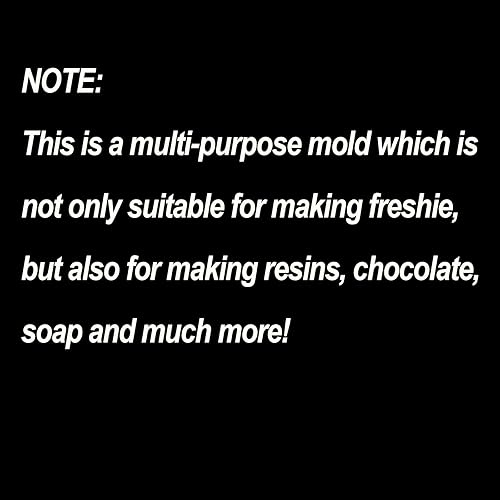 Miniatura 6 de Más de 300 diseños opcionales Fuehbur Fancy Cross Freshie Moldes de resina epoxi de silicona para frescos de automóvil, cuentas aromáticas, molde de