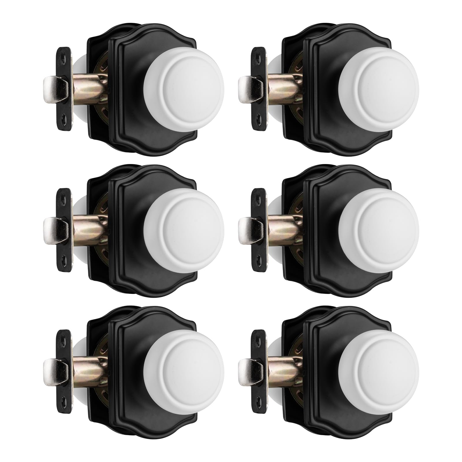 Gold Camelot Door Knobs - 6 Pack -31 Gold Camelot Door Knobs - 6 Pack -31