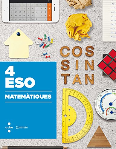 Portada de Matemàtiques 4º ESO Construim Ed 2016