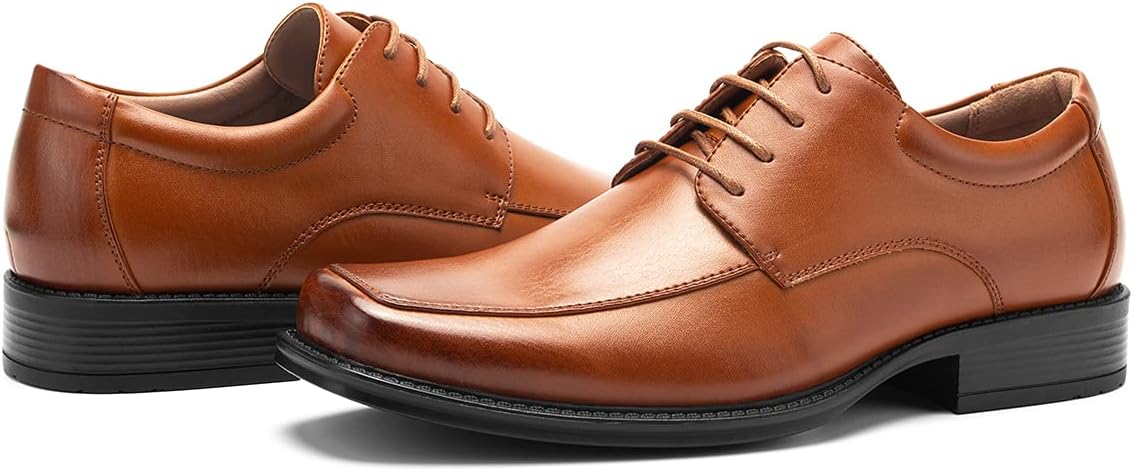 Temeshu Men's Oxford Classic Dress Shoes Casual Business Formal Lace up Shoes Lightweight DS11 - Image 6