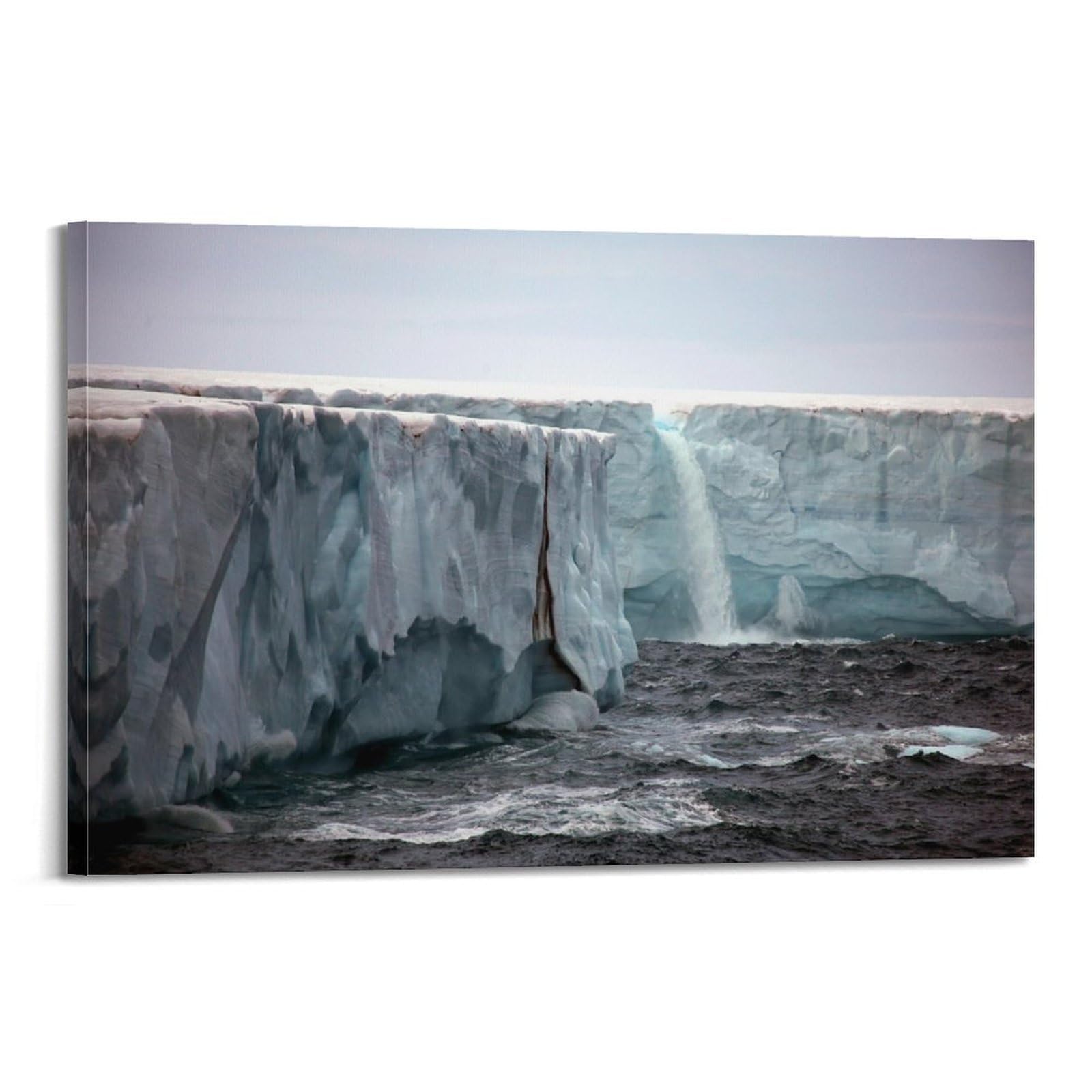 CPGLJD Landscape Art Poster Hidden Waterfall Poster Decorative Painting Canvas Wall Posters And Art Picture Print Modern Family Bedroom Decor Posters 24x36inch(60x90cm)
