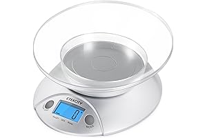 Weight Watcher Food Scale with Bowl: Digital Precision for Cooking, Baking, and Meal Prep