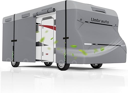 Miniatura 25 de Umbrauto - Cubierta para remolque de tienda de campaña 2022 mejorada de 6 capas superiores, impermeable, extragrueso, polipropileno, transpirable