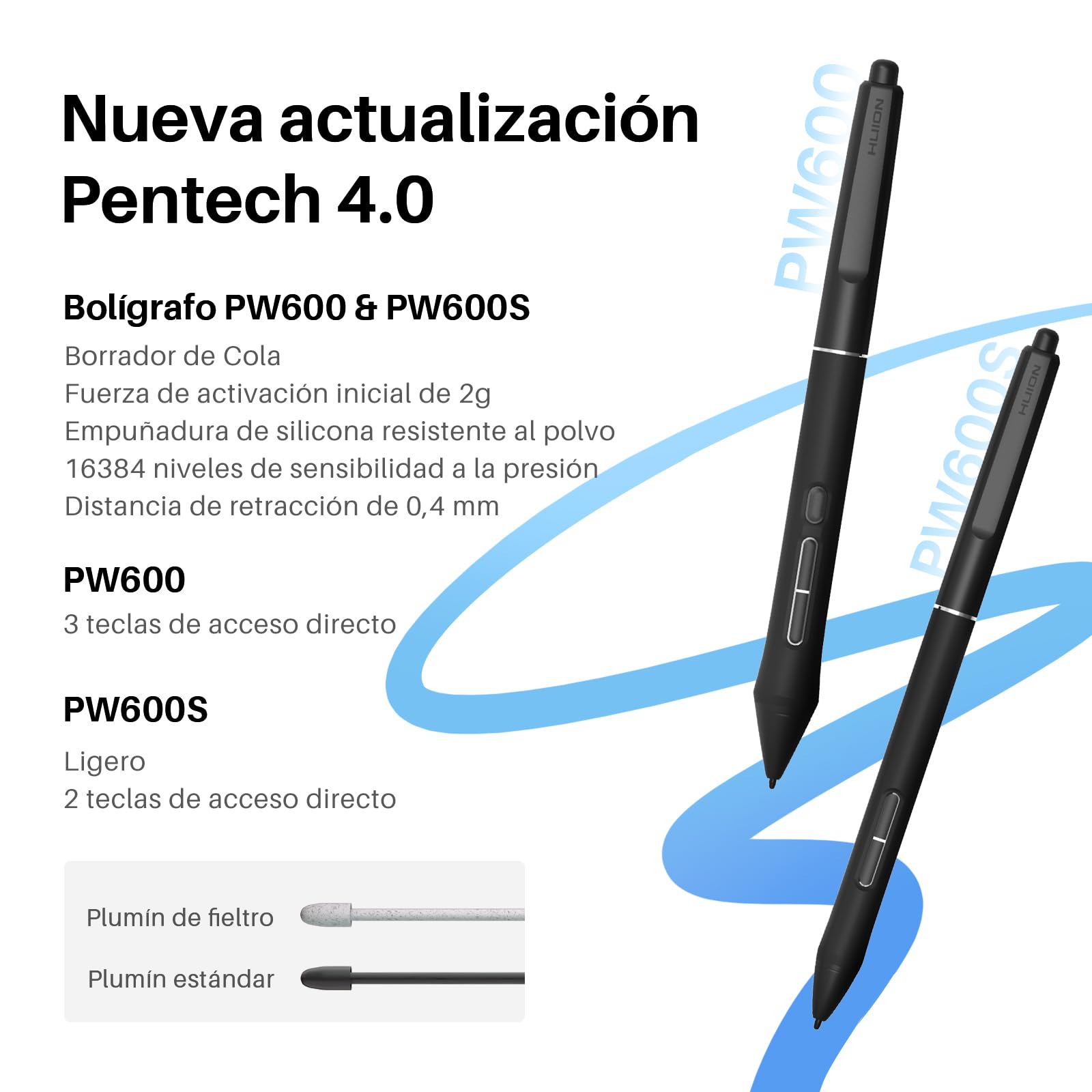 HUION Kamvas Pro 19 Tableta Gráfica con Pantalla, 4K UHD Táctil