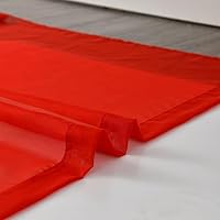 Vista 6 de SpaceDresser Paneles de cortina con bolsillo para barra, cortinas de gasa traslúcida para ventana de cocina, dormitorio, sala de estar, para filtrar