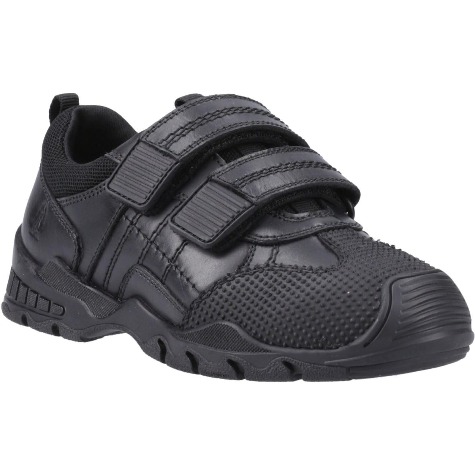 Hush Puppies Mocassini Tristen in Pelle Nero Bambino