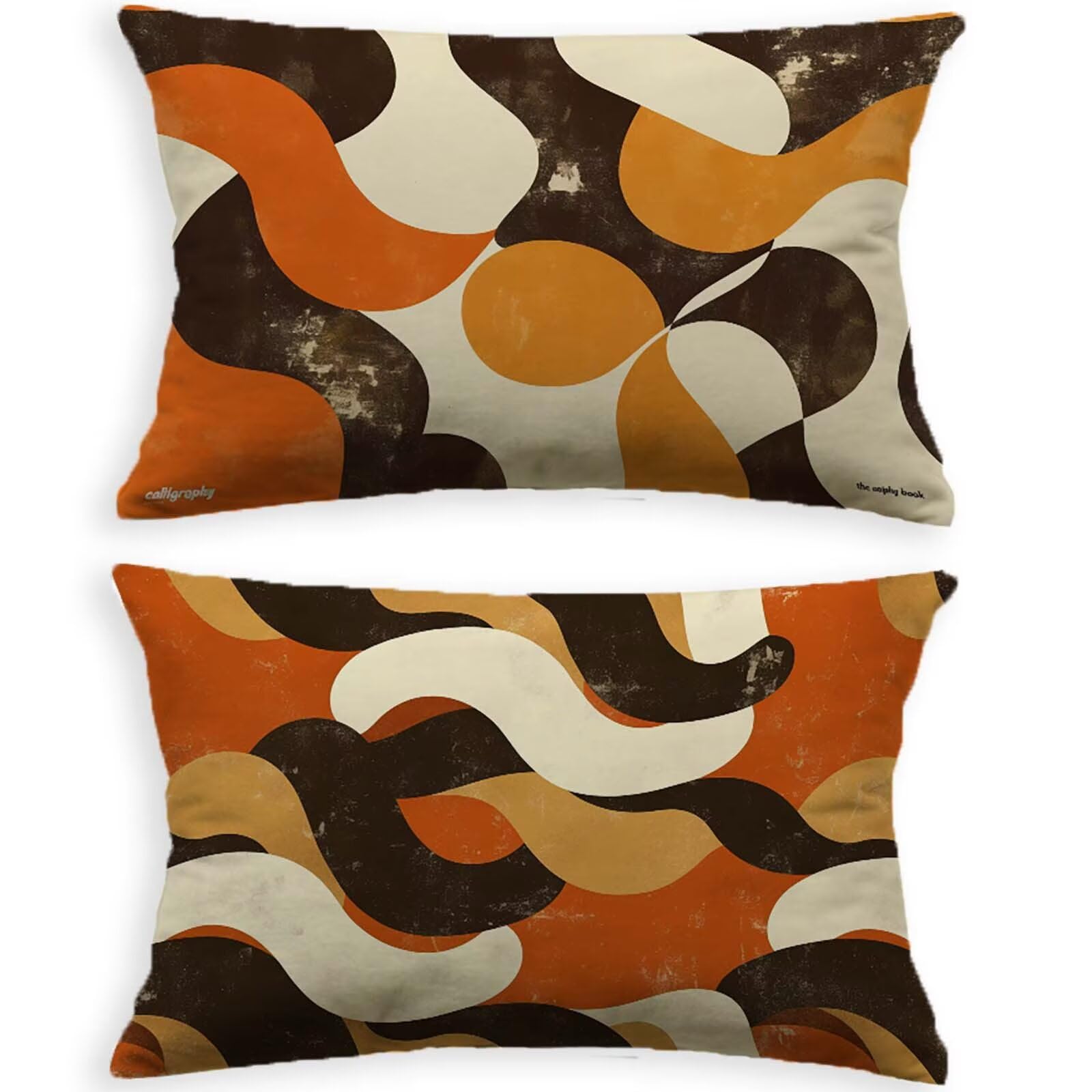 Housses de coussin en lin extérieur 60x80cm haut de gamme résistantes aux UV et déperlantes
