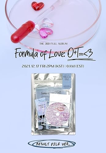 Miniatura 2 de JYP Ent. Twice - Formular of Love: O+T = <3 [Archivo de resultados ver.] (3er álbum completo) Álbum+CulturaRegalo coreano (pegatinas decorativas,