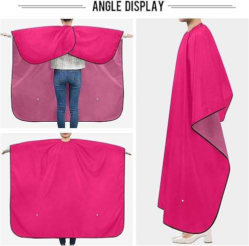 Miniatura 5 de Carmine Hair Salon Gown Shampoo Capes for Salons Waterproof, Salon Cape 64.9 In x 55.1 In