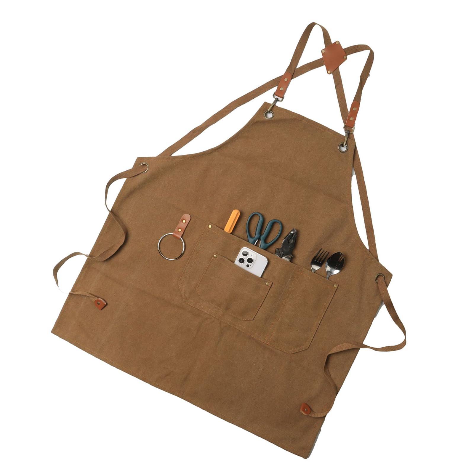 Jazuaiao Ergonomic Gardening Apron Tool Pocket Adjustable for Efficient Harvesting of Fruits Vegetables and Berries in Orchards Utility Comfort Belt Adjustable Harvesting Tool Bag