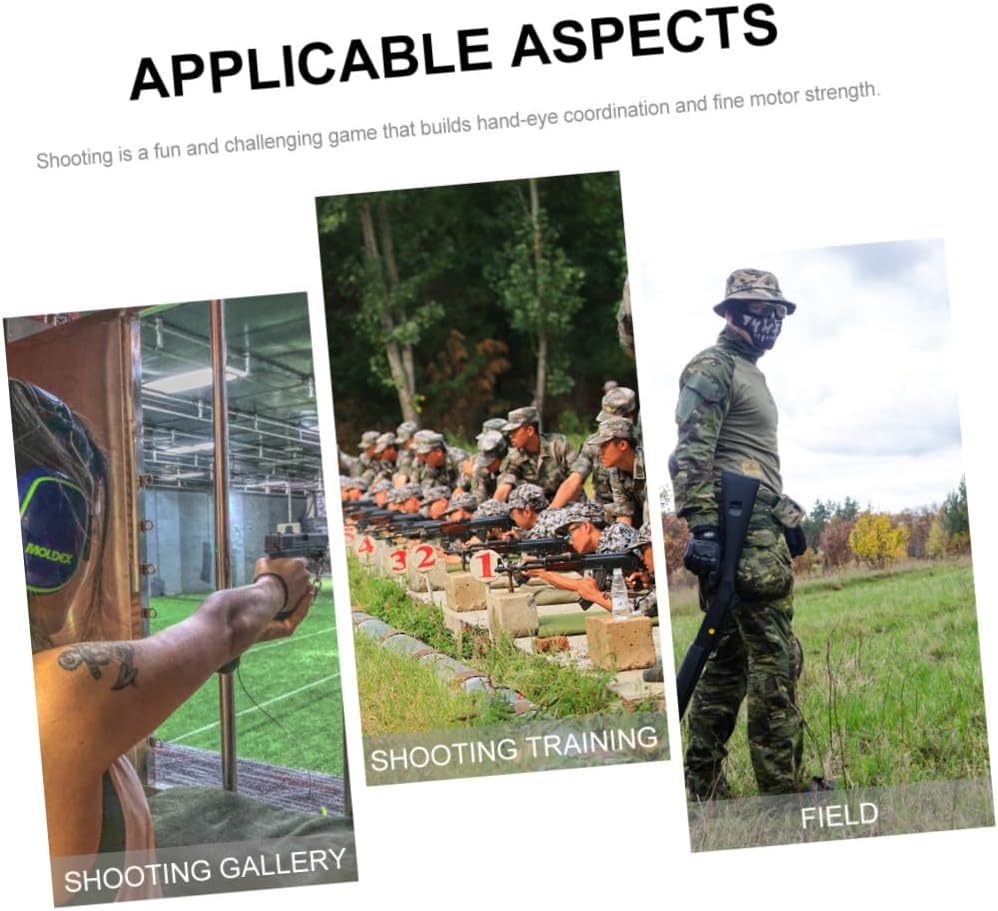 balacoo Metal Shooting Target Deer Archery Target for Range Practice Full-Printed High Contrast Marking Outdoor Indoor Use