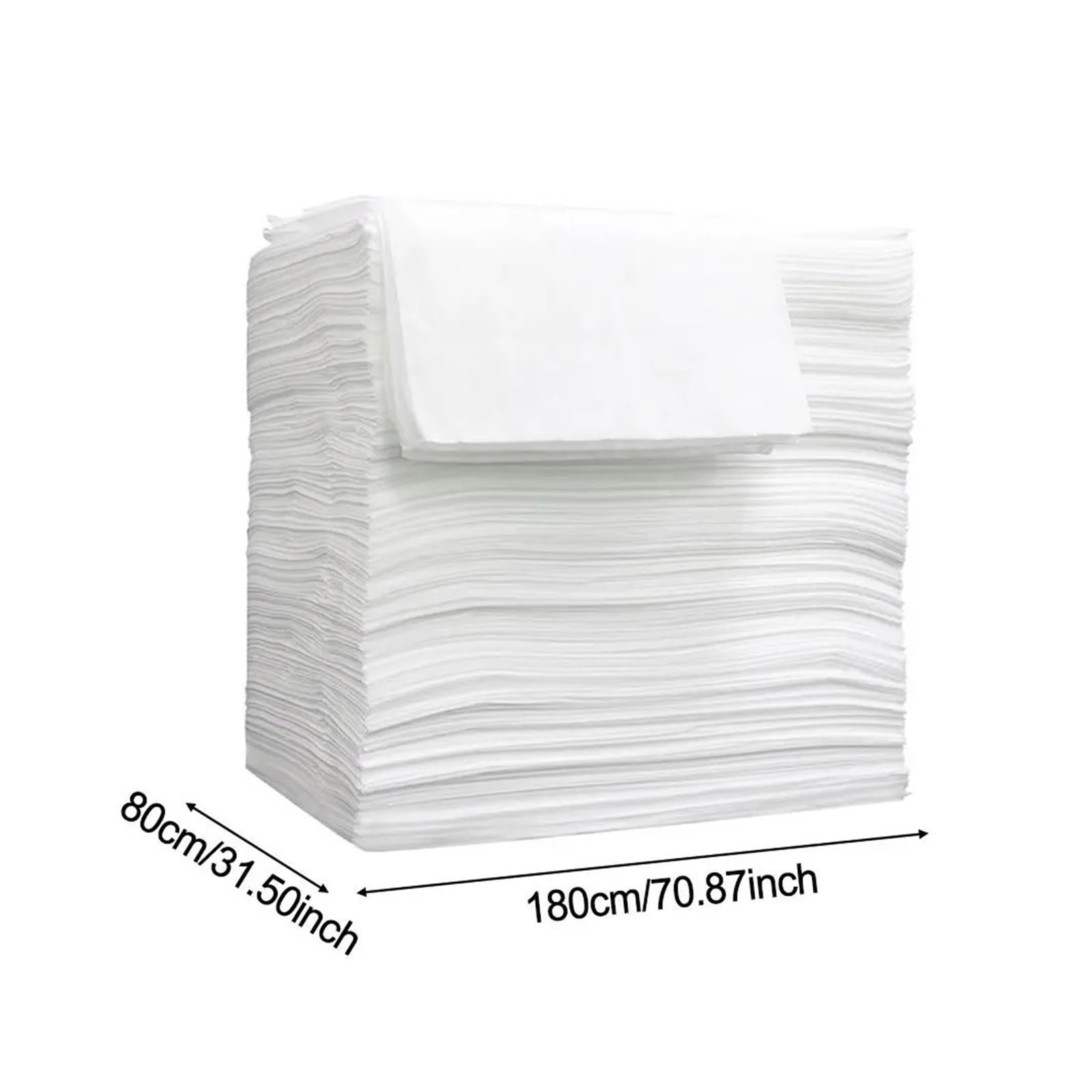 Sabanas Camilla Masaje Sábana desechable de Belleza for Cama de 20 Piezas, sábanas Gruesas de Viaje for Hotel, Cubierta de Mesa de salón de SPA de Masaje no Tejido