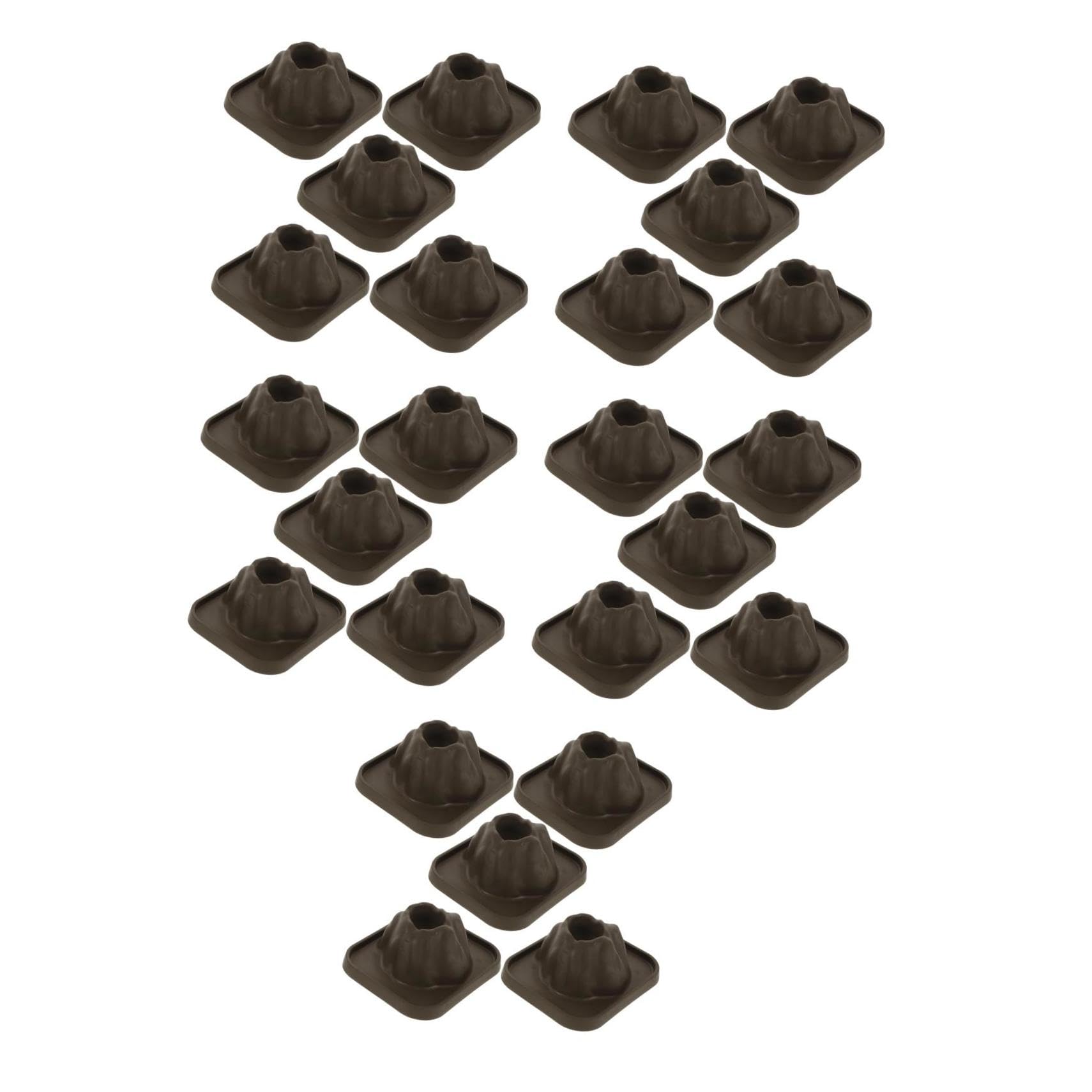 Kisangel 25 Piezas de Modelo de Erupción Volcánica, Experimento Científico, Accesorio de Volcán, Modelo DIY para Niños, Demostración Educativa