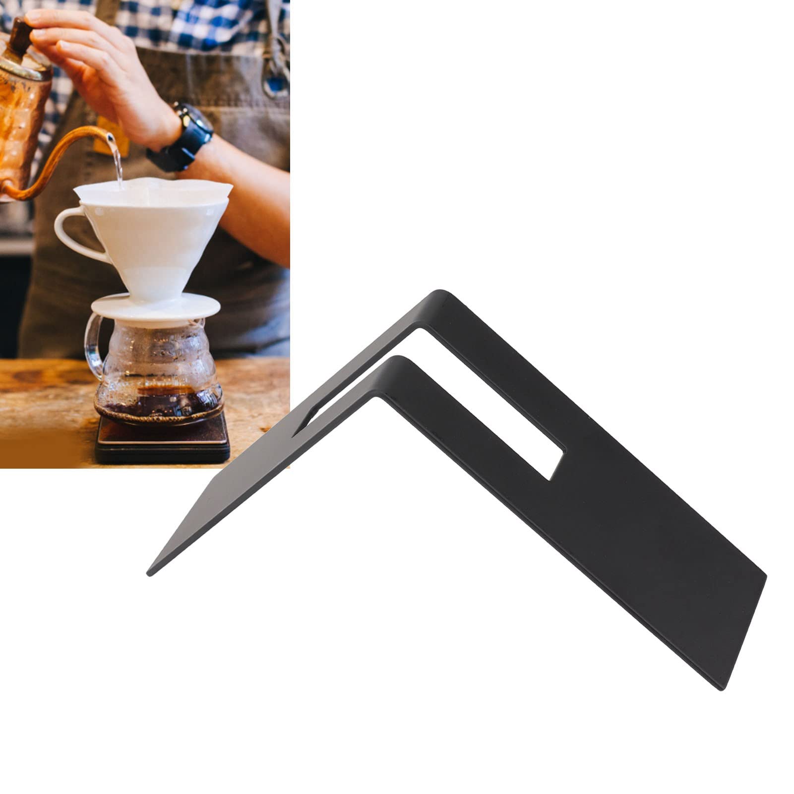 CAFEMASY Scatola porta carta da filtro per caffè Scatola portaoggetti per filtro caffè Portaoggetti Barista Cafe Accessori Utensili da cucina  15