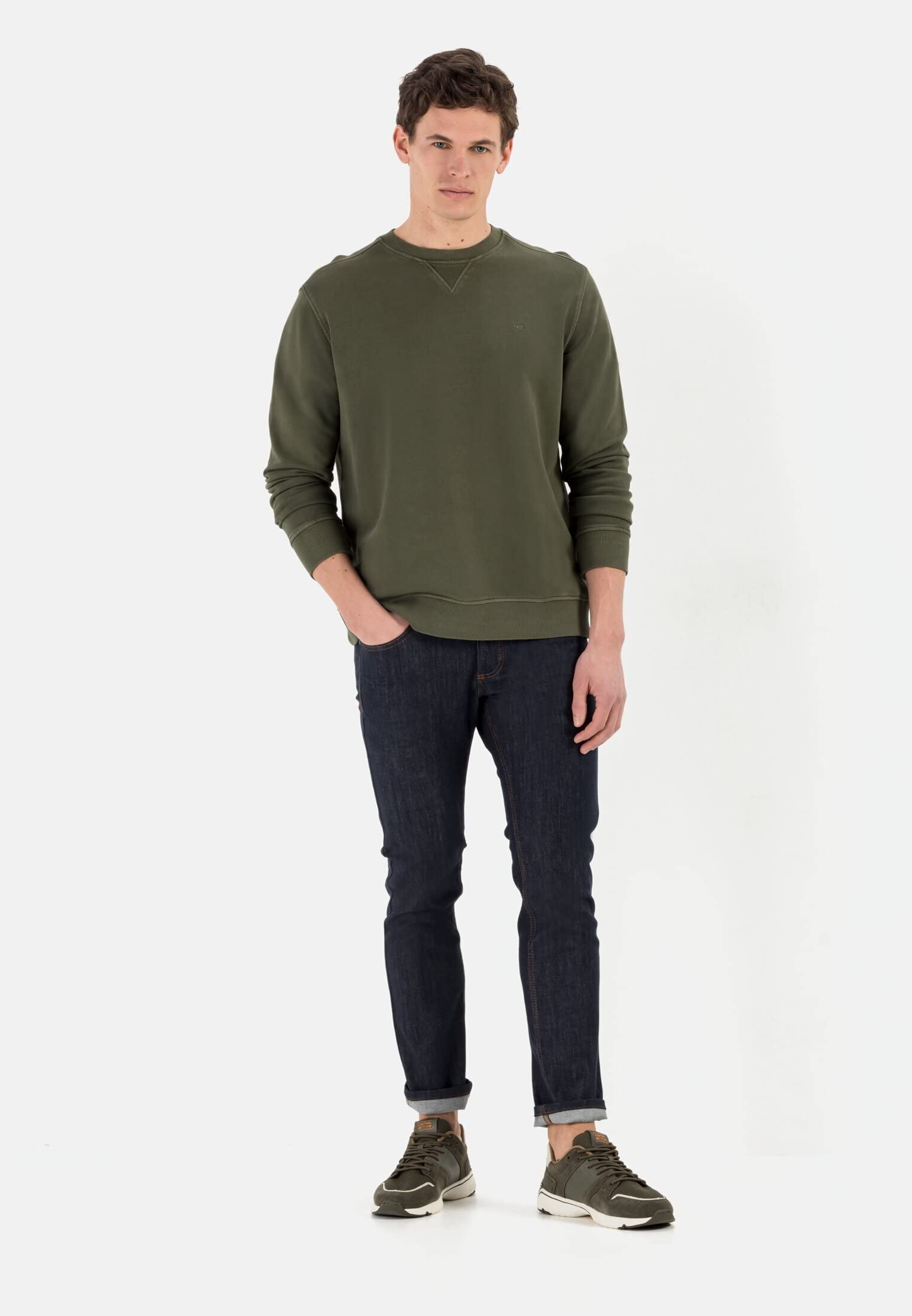 camel active Herren Herren Madison Jeans in Slim Fit – Cotton Mix – Stretch