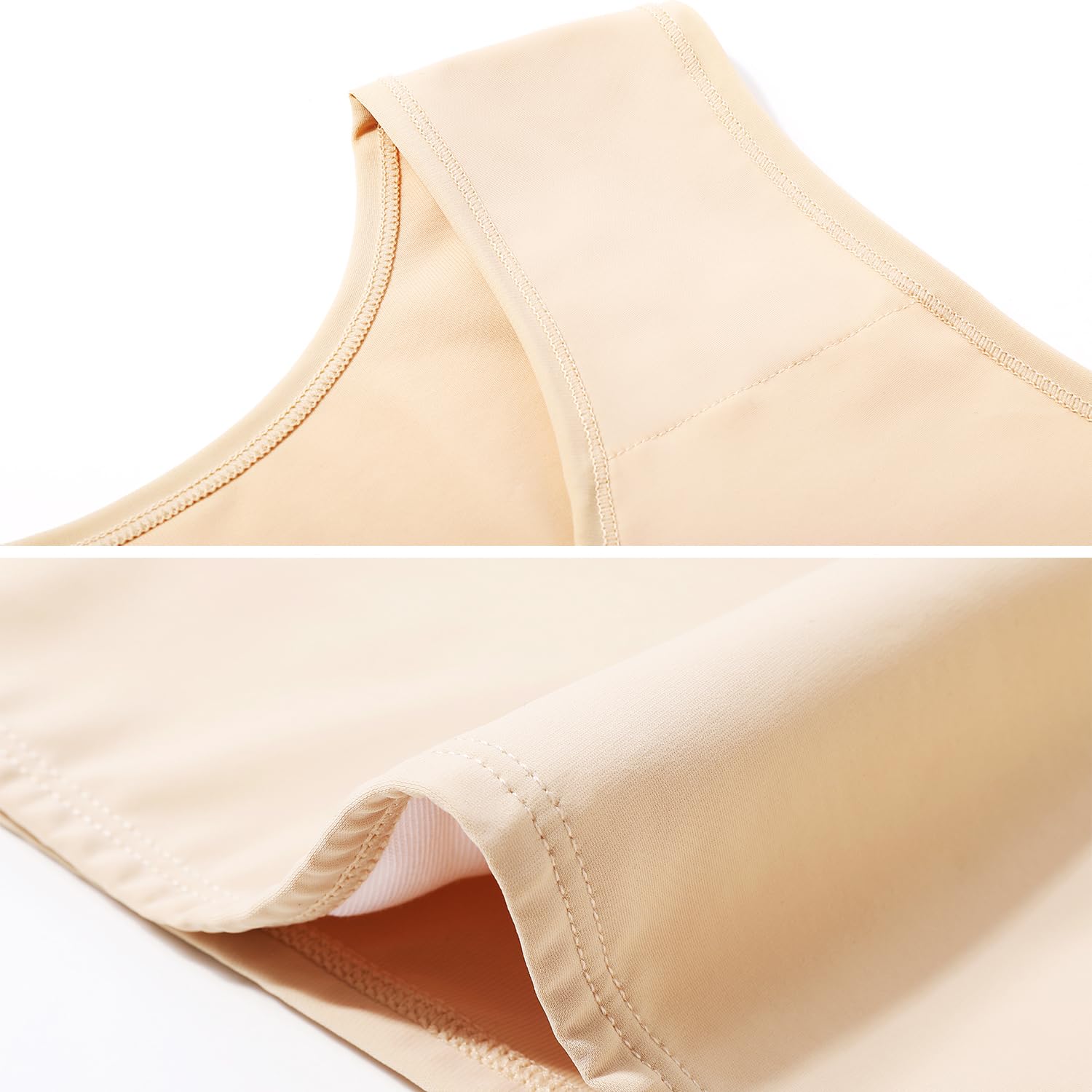 XUJI Binder Transgeder FTM Traspirante compressione Binder per mezzo petto