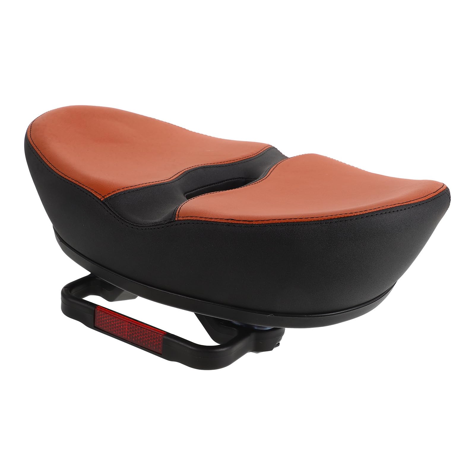 Sella Per Bicicletta Senza Naso Oversize, Cuscino In Schiuma PU, Imbottitura Extra Antiscivolo, Per Bici Elettriche e Mountain Bike, Riduce La Pressione Sulle Zone Sensibili,