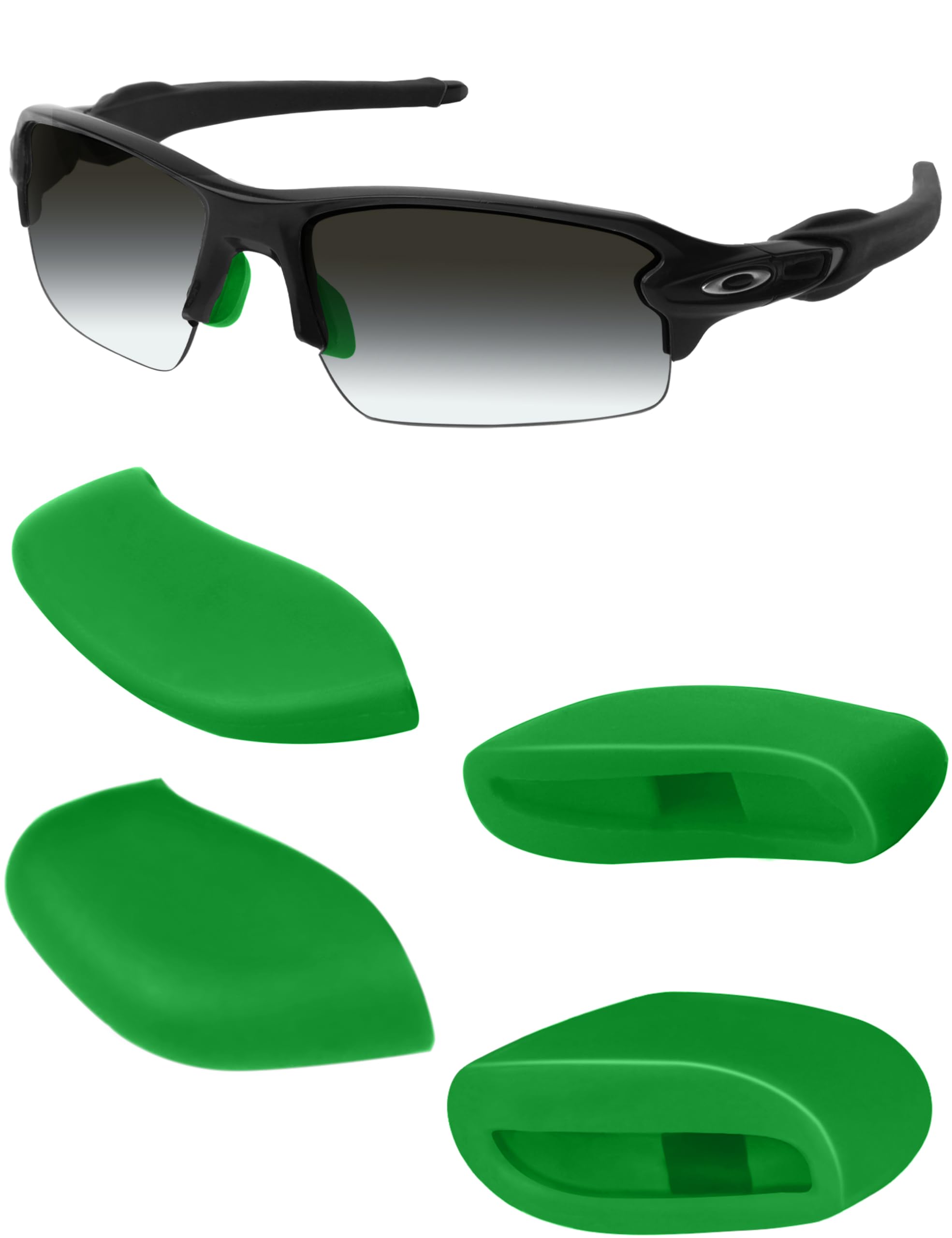 Mryok Replacement Nose Piece Nose Pads for Oakley Commit Squared(SQ)/Commit Squared(SQ) Asian Fit/Flak 2.0 Sunglass - Options