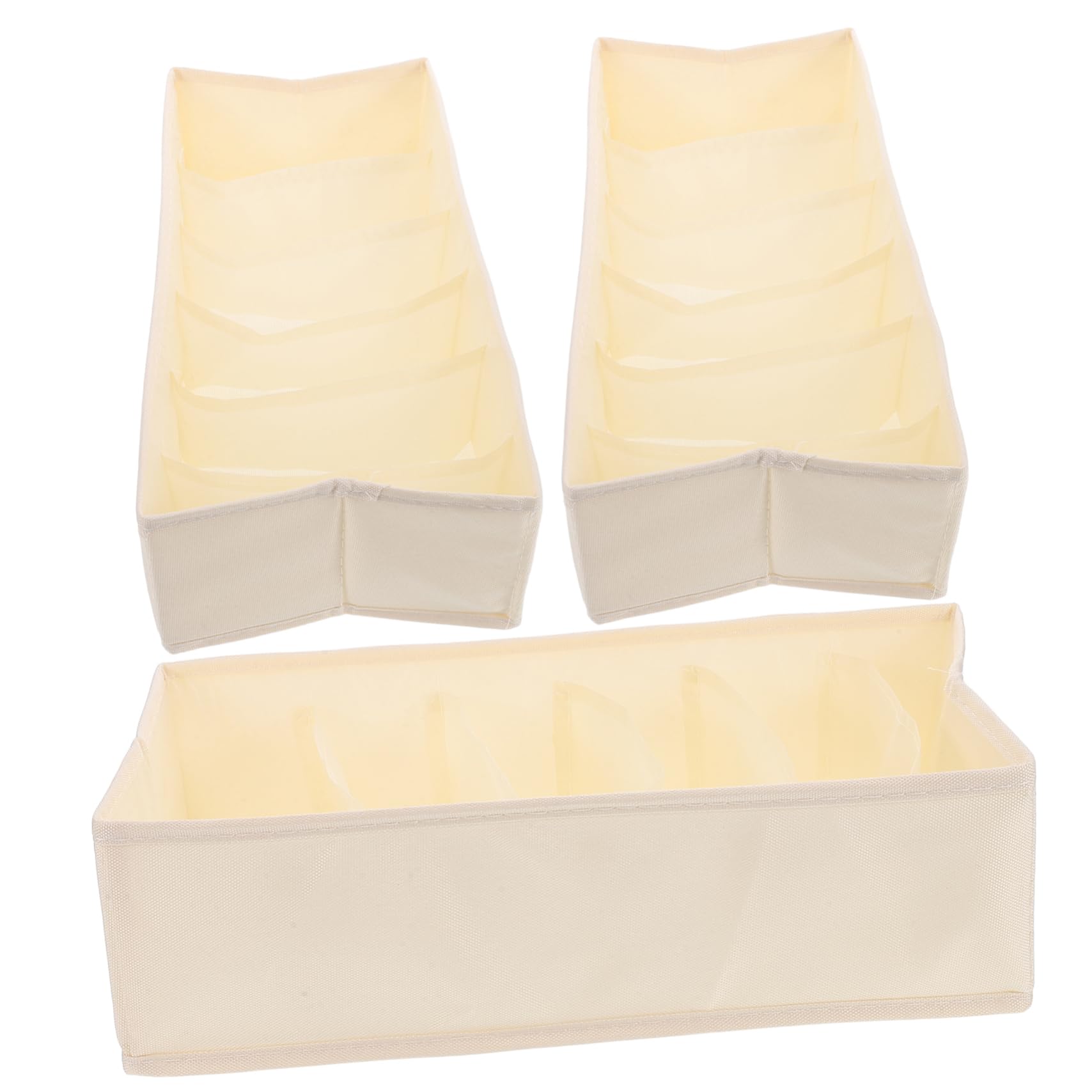 Alipis Organizer Per Armadio Da 3 Pezzi, 6 Scomparti Per Jeans, Maglioni, Lenzuola, Camicie, Scatola Portaoggetti Per Armadio, Guardaroba, Mensola Per Camera Da Letto