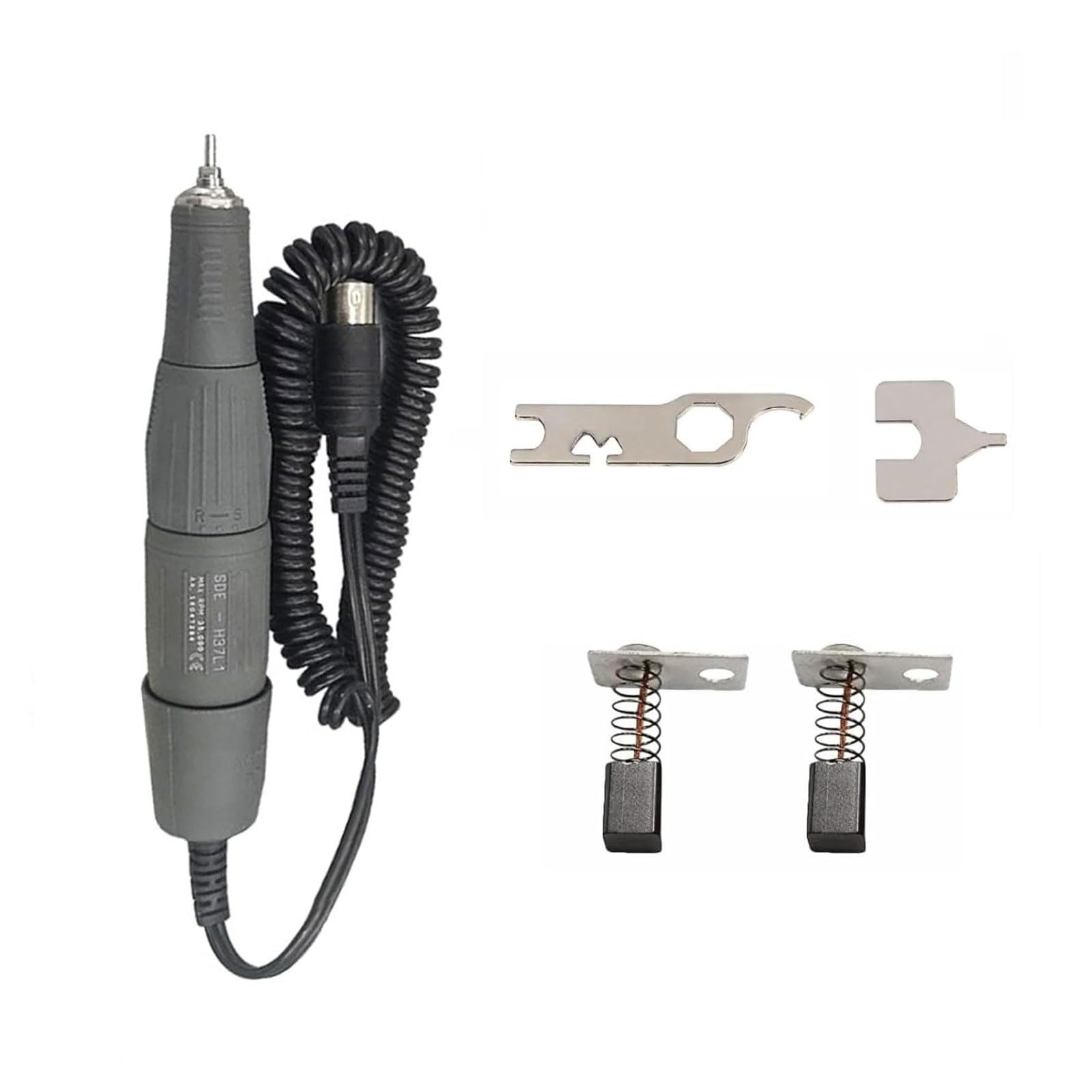 Windplusya N3 Marathon Micromotor Polisher with 35K RPM Micro Motor Handle Jewelry,Ceramics,Silicone,Glasswork,Woodcarving. (H37l1, H)