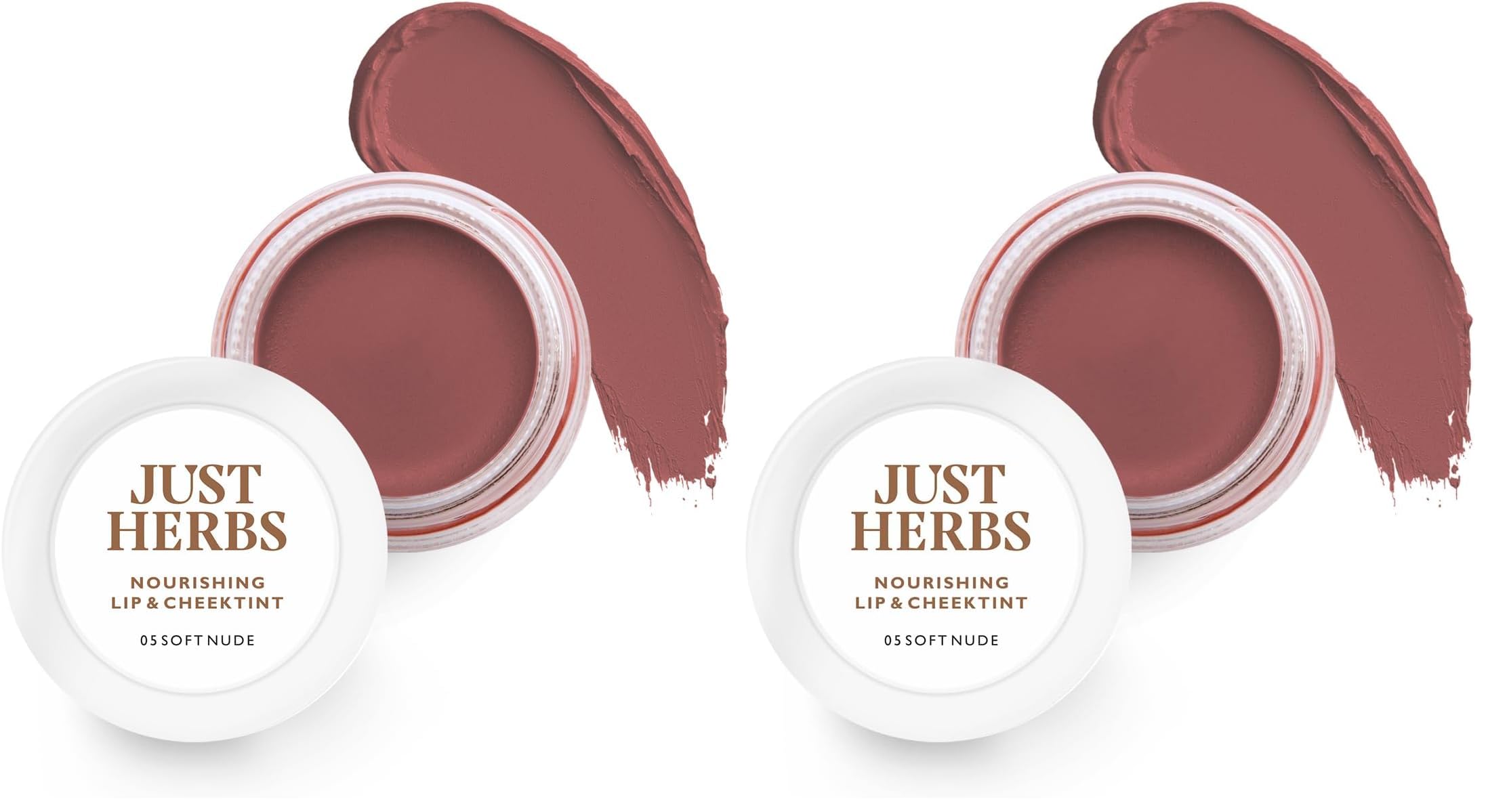 Just Herbs Ayurvedic, Natural Lip & Cheek Tint, Blush For Women- SLS, Chemical & Paraben Free - 05 Soft Nude (Creamy Matte) (Pack of 2)-image-40