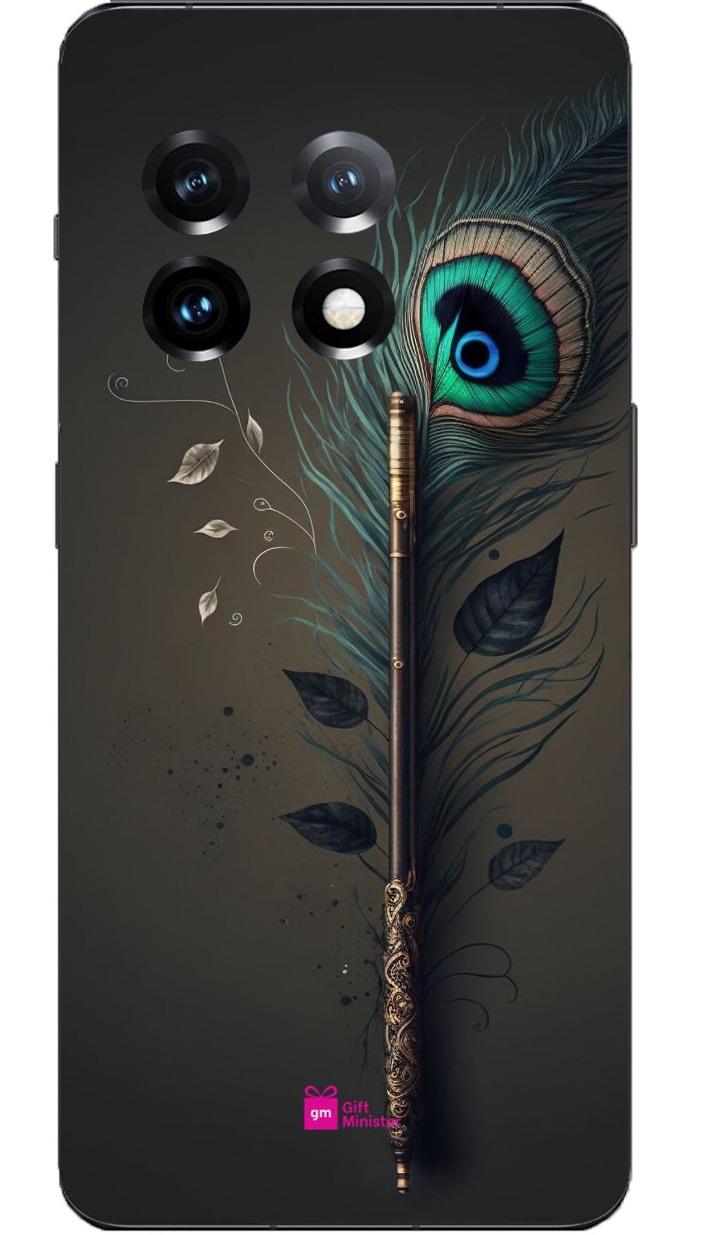 Silicone Designer Cover for One Plus 11 R Dark Tealnone - Magical Flute Peacock Feather Simple Icons Minimalistic Anti-Slip Dustproof Shockproof Comfortable Grip 1Pcs 16961 (B0CMXT6T7H) Amazon Price History, Amazon Price Tracker