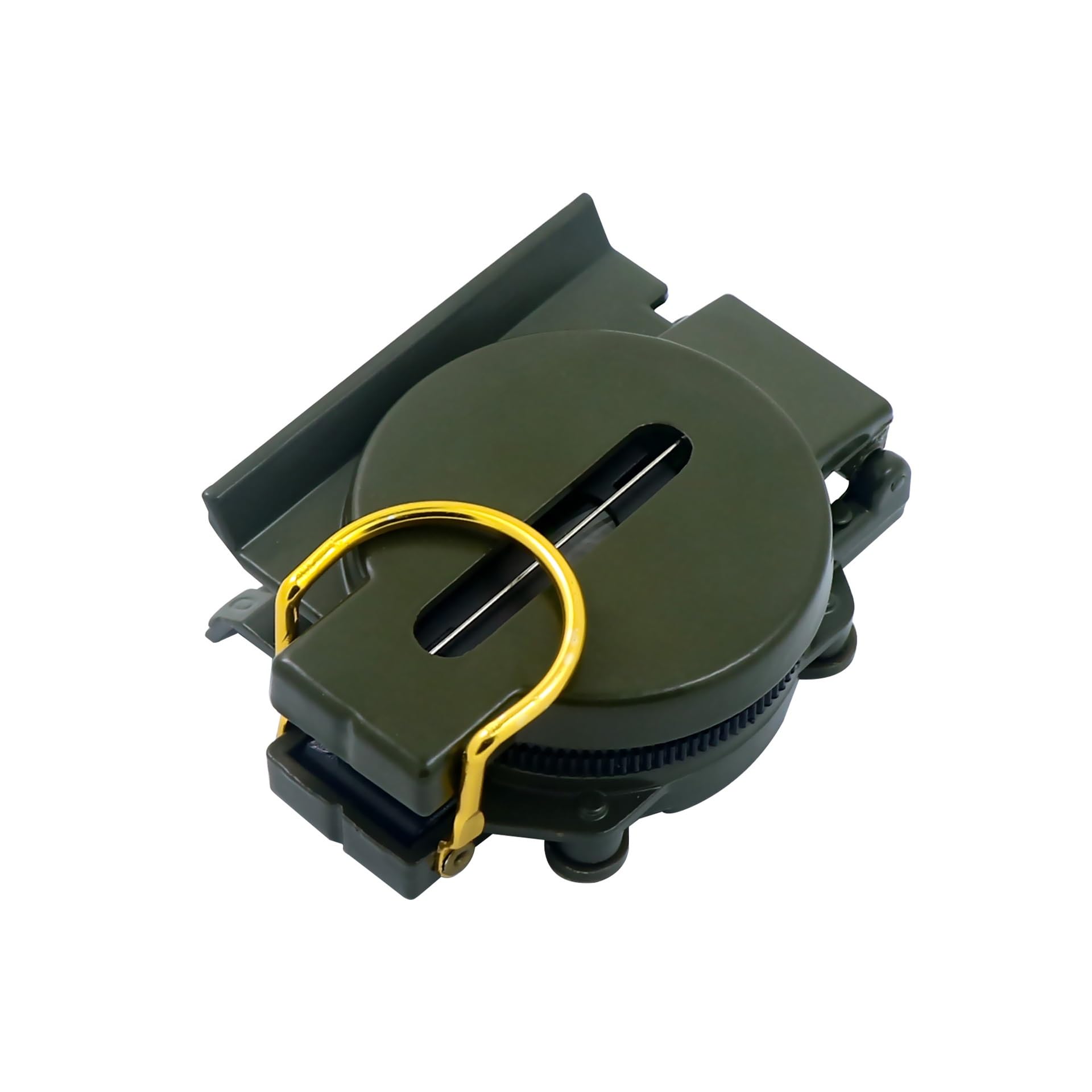 American Compass Metal Army Green Compass for Outdoor Use