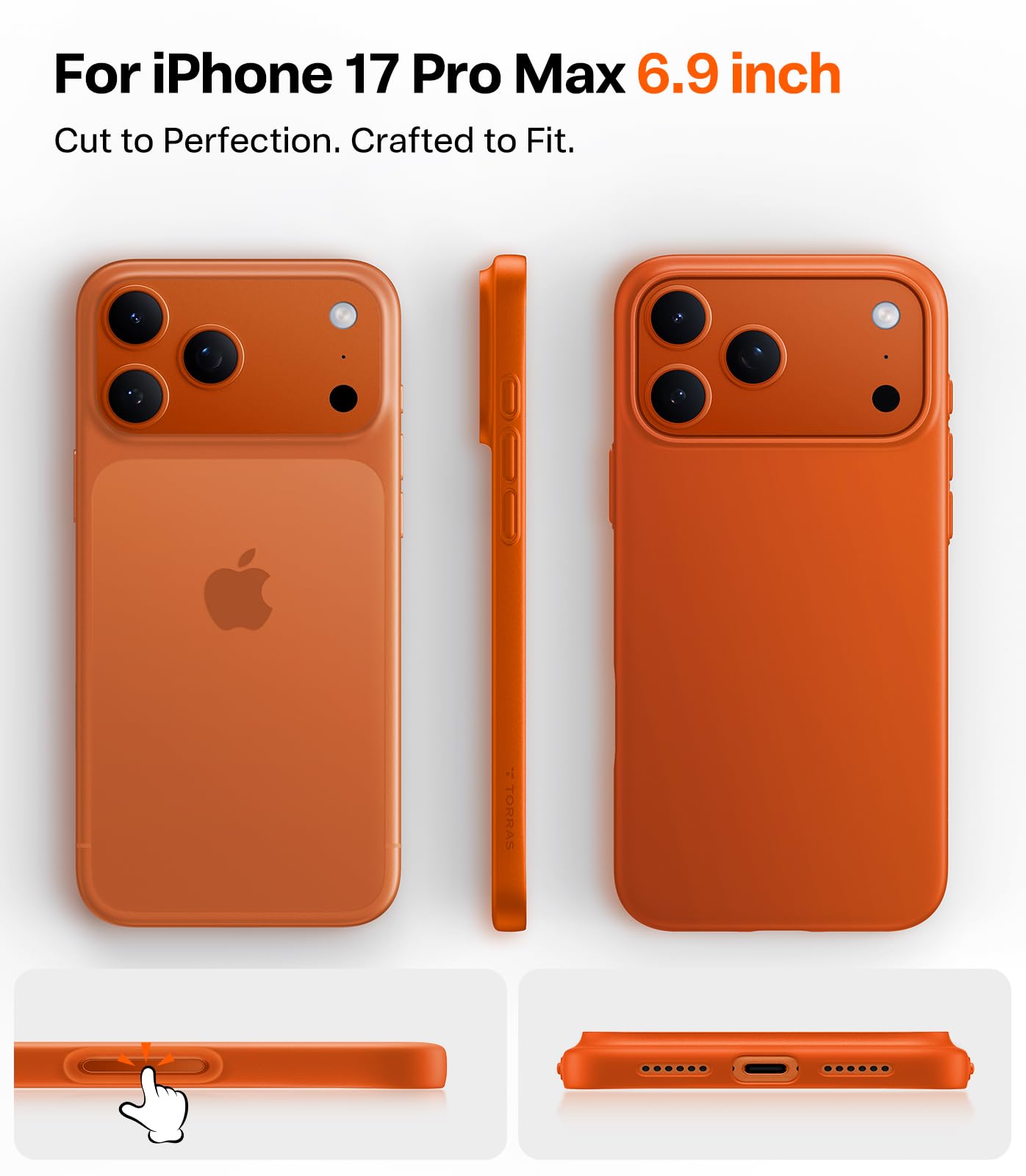 TORRAS スタンドケース オレンジ iPhone 17 Pro Max Torras - Ostand Pro Case for iPhone 17 Pro Max オレンジ TORRAS
