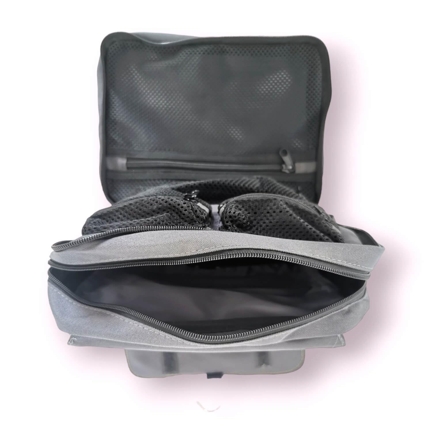 Waschtasche Felix | Feuerwehr – großer Kulturbeutel/Toiletry Bag zum Aufhängen, aus Feuerwehrkleidung oder Schlauch, Verschiedene Designs (Schlauch Gelb)