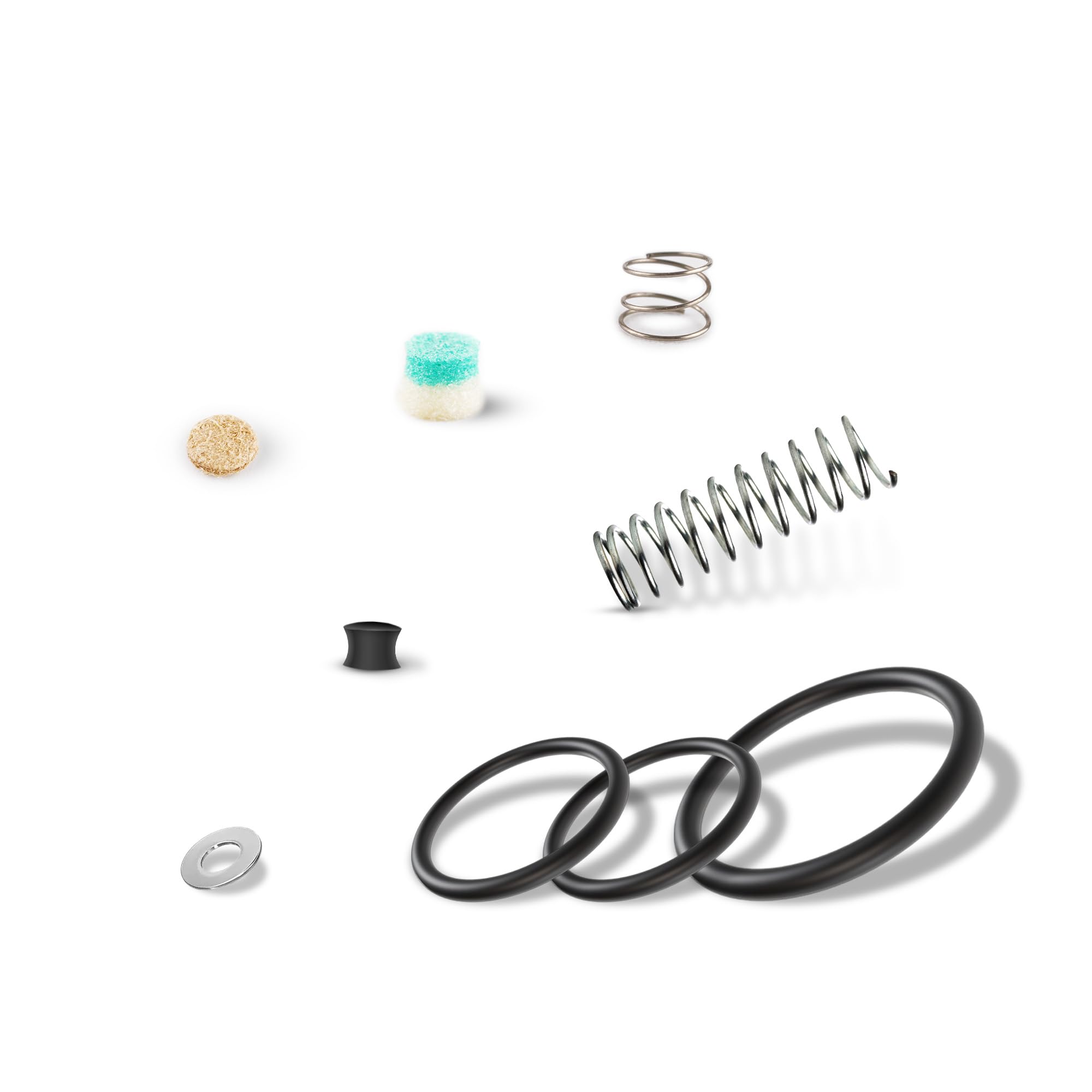 JINMUNIC 3 Sets Complete Lighter Repair Kit for Dunhill Rollagas - Includes O-Rings, Needle Springs, Wick Springs, Needle Valve Spacers, and Flame
