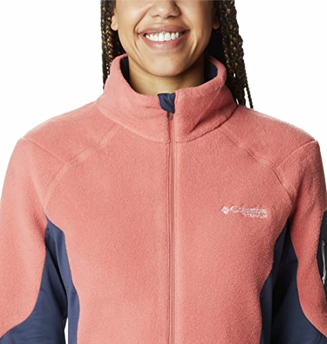 Image of Columbia Women's Titan Pass 2.0 II Fleece (AR1351 Dark Coral, Nocturnal L)