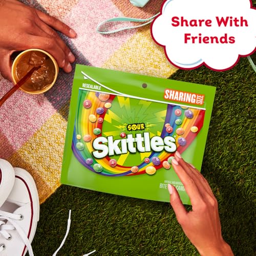 SKITTLES Sour Chewy Candy, Share Size, 13.7 Oz Bag - image 7