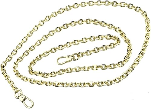 Miniatura 9 de HAHIYO Mini Pochette - Correa de cadena fina y ancha de 0.236 in para LV gruesa de 0.079 in para bolso, cartera, embrague, cómoda correa de metal