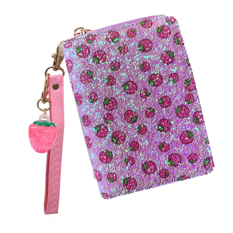 Little Girls Coin Purse Kids Small Wallet for Teen Girls Women Mini Coin Pouches with Strap Cute Cartoon Card Holder Cat Kitty Panda Unicorn