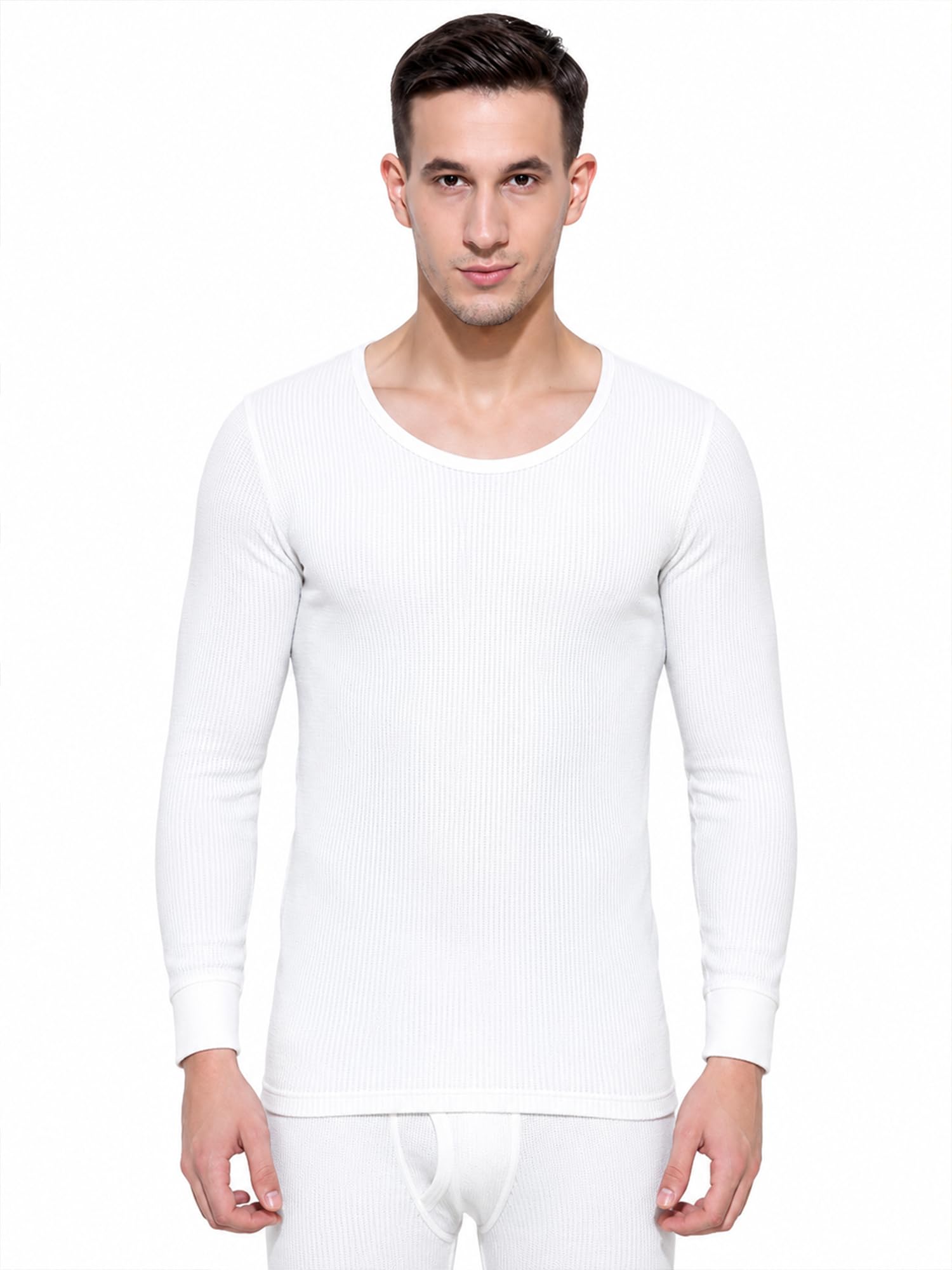 Men's Slim Fit Thermal Top Round Neck Full Sleeves Pack Of 1-image-49
